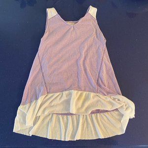 Girls Ella Moss Purple Tank with Ruffle Hem (12)